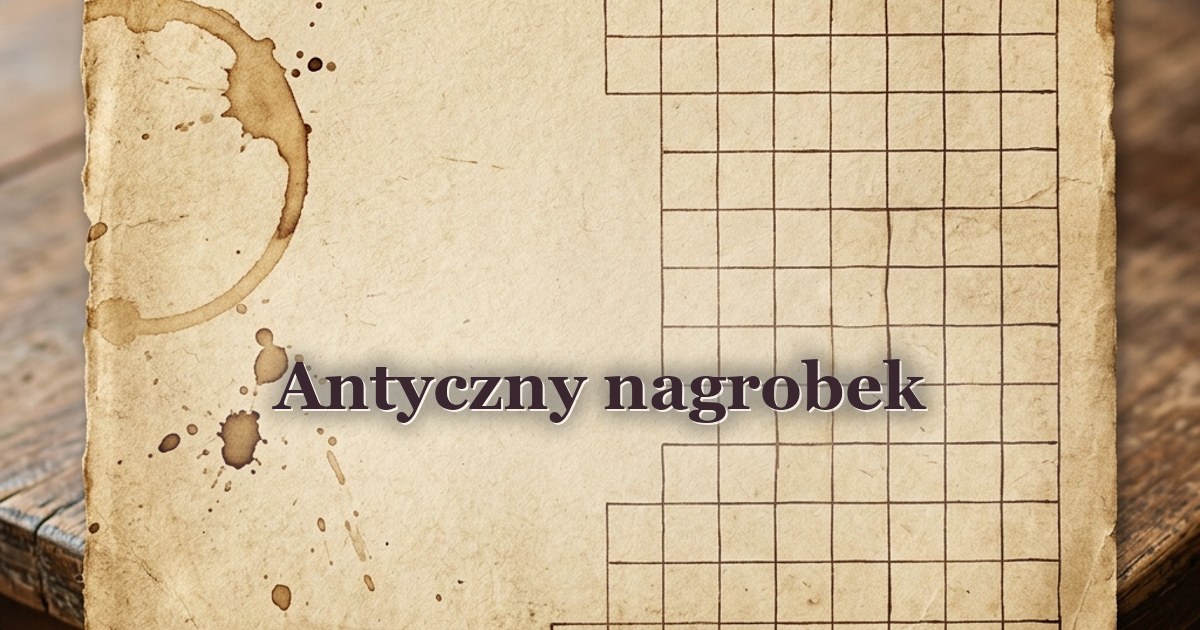 Antyczny nagrobek