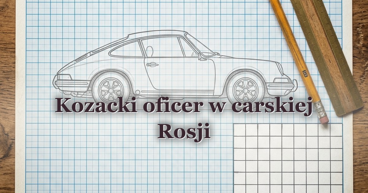 Kozacki oficer w carskiej Rosji