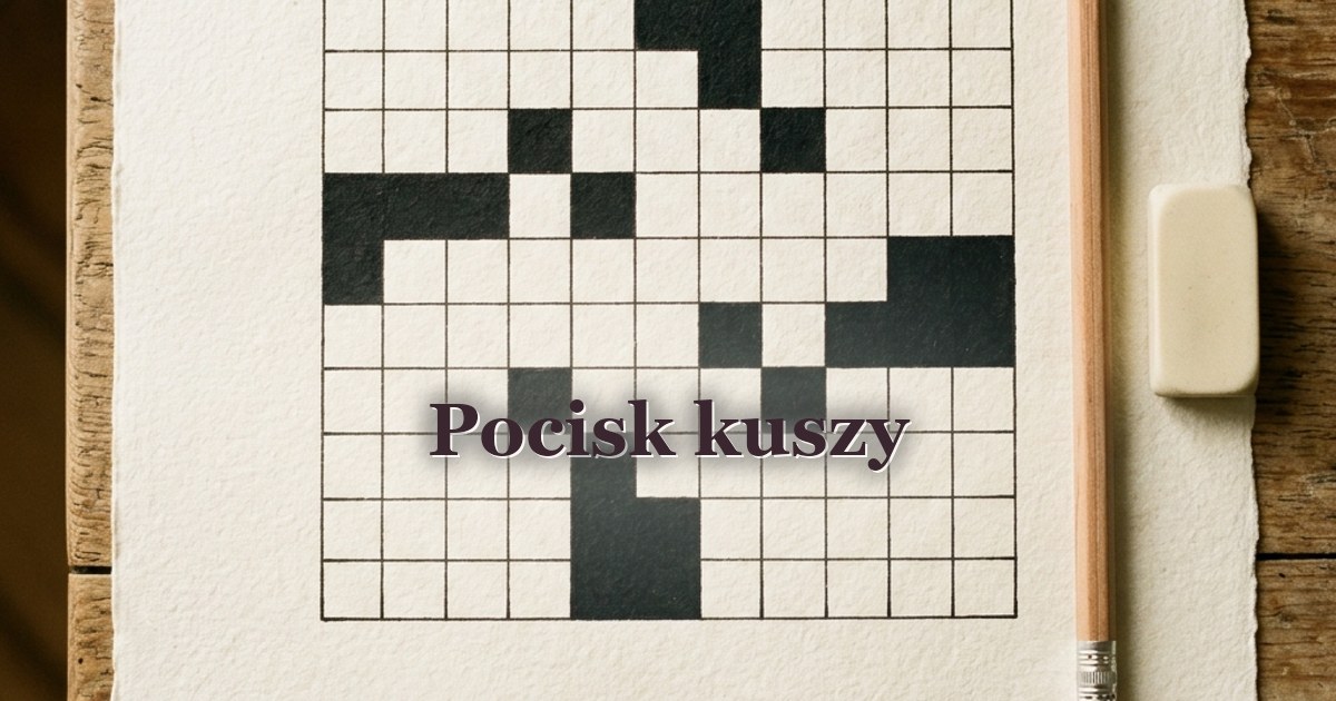 Pocisk kuszy