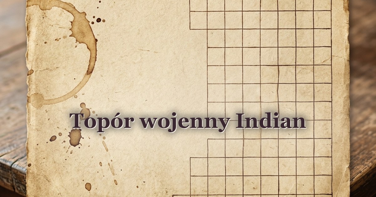 Topór wojenny Indian