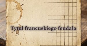 Tytuł francuskiego feudała