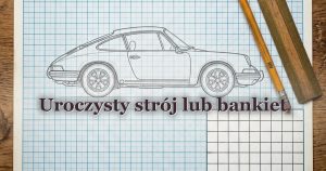 Uroczysty strój lub bankiet
